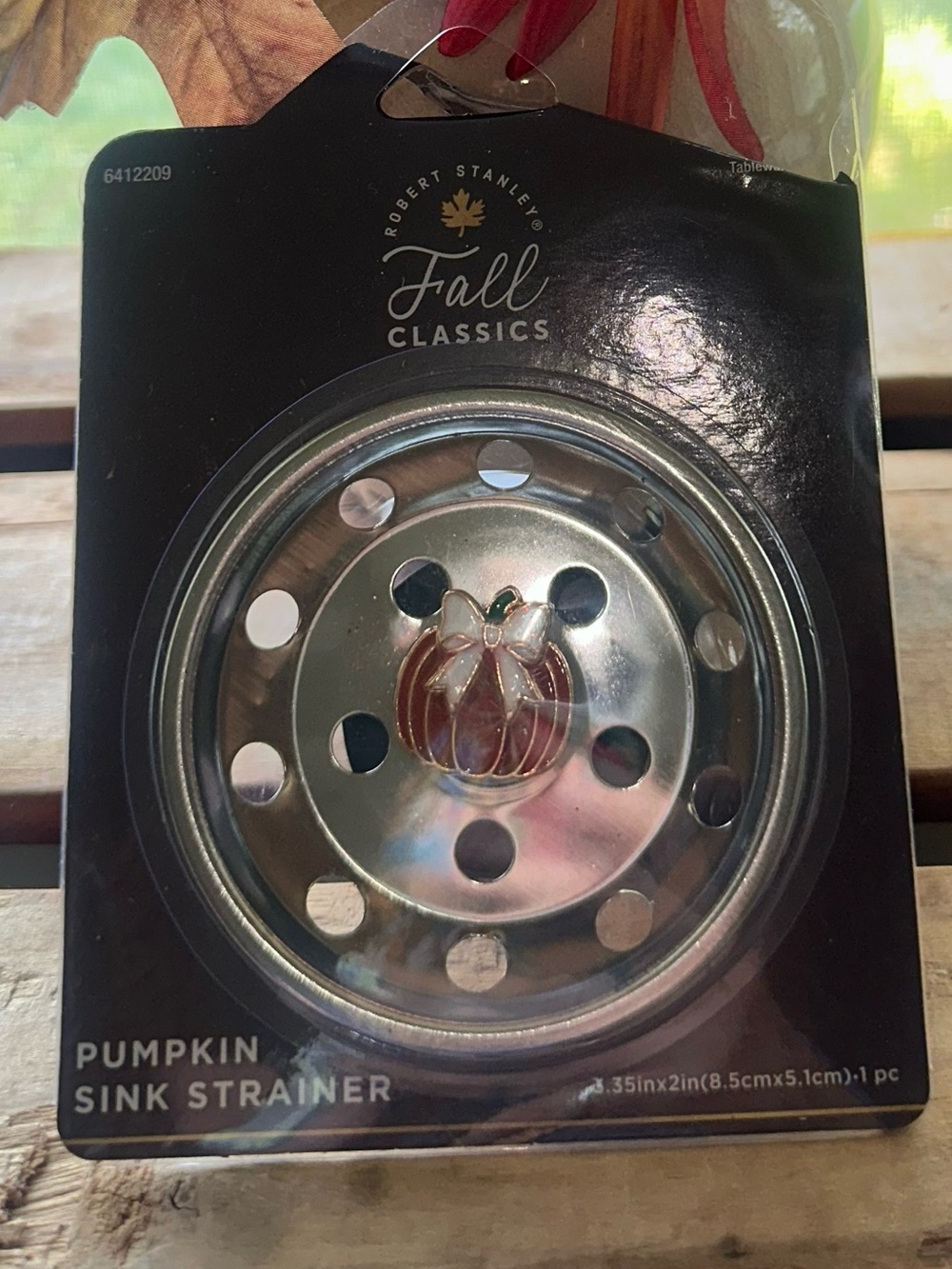 Pumpkin Metal Sink Strainer ~ New - Picture 3 of 5